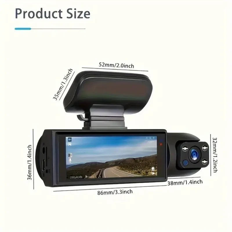 Dual Lens Dash Camera